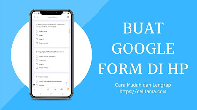 Cara buat Google Form di HP