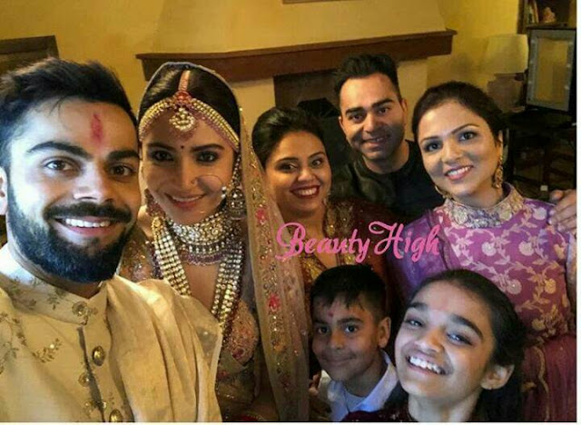 Anushka Sharma & Virat Kohli Family Picture