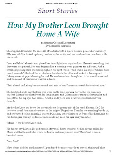   how my brother leon brought home a wife summary, how my brother leon brought home a wife summary tagalog version, how my brother leon brought home a wife by manuel arguilla pdf, how my brother leon brought home a wife moral lesson, how my brother leon brought home a wife summary and analysis, how my brother leon brought home a wife summary pdf, how my brother leon brought home a wife elements of the story, how my brother leon brought home a wife theme, how my brother leon brought a wife characters