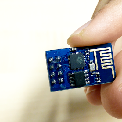 ESP8266 is a low cost WiFi chip with full TCP/IP stack and microcontroller capability produced by Shanghai-based Chinese manufacturer. ESP-01 is one of ESP8266 version. This WiFi module allow microcontrollers to access WiFi network.