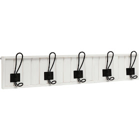 Farmhouse Style Hook Shelf, Chic on a Shoestring Decorating