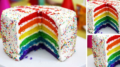 Resep Rainbow Cake  B O G A R I A