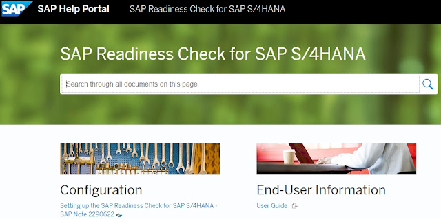  SAP Readiness Check for SAP S/4HANA