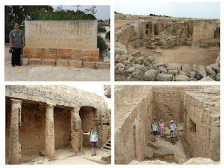Greek ruins at "Tomb of the Kings" site.