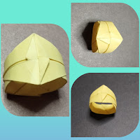 sortija dorada origami