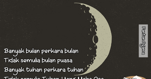 25 Pantun Agama Islam Pilihan