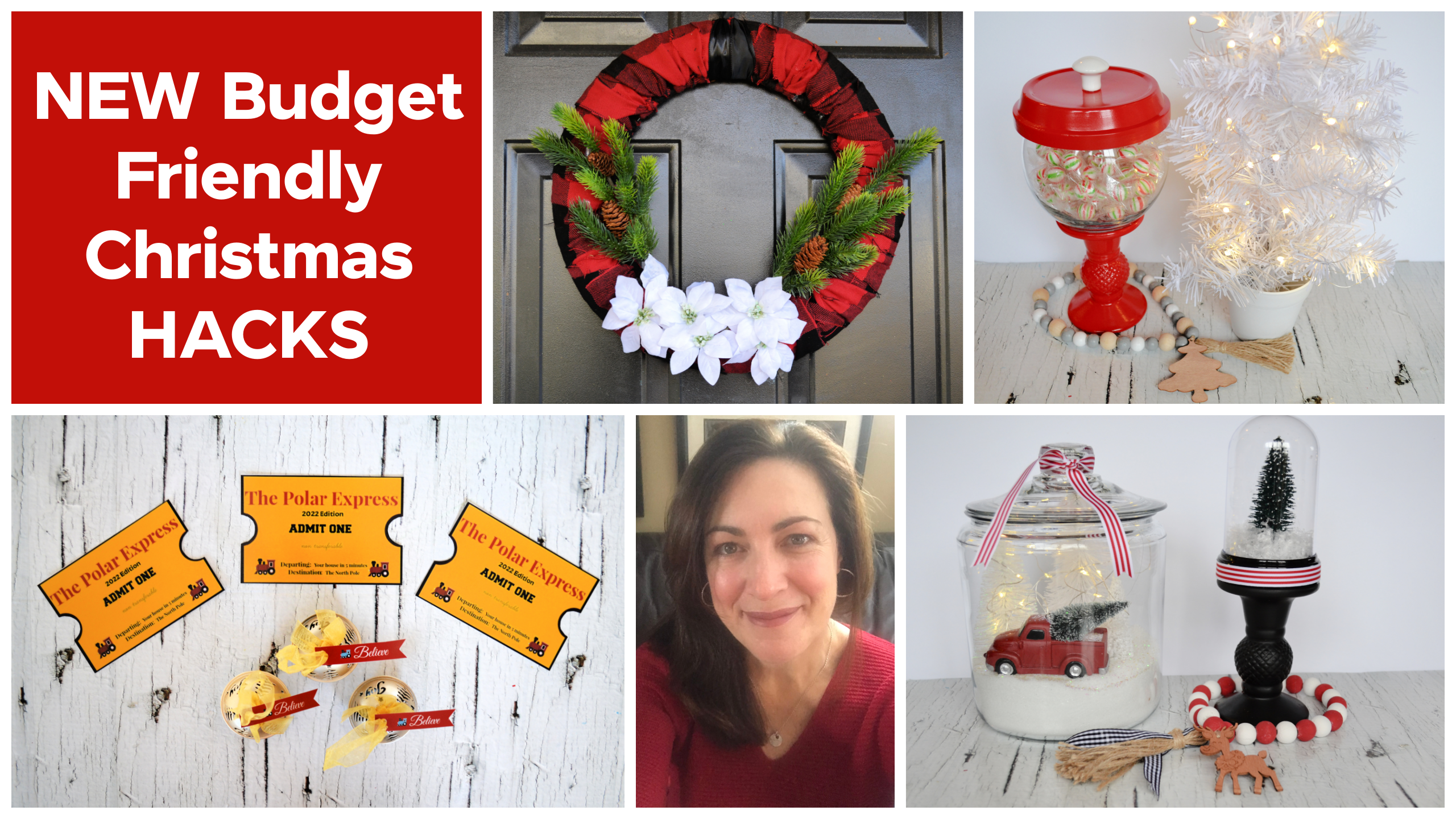 Let's make some easy peasy Christmas Cabinet wreaths