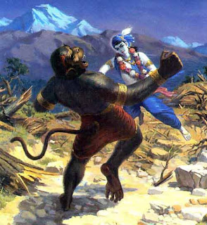 Lord Balram Killing Ape Divit