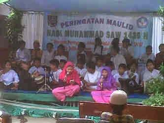 SDN Rawa Denok Gelar Maulid Nabi