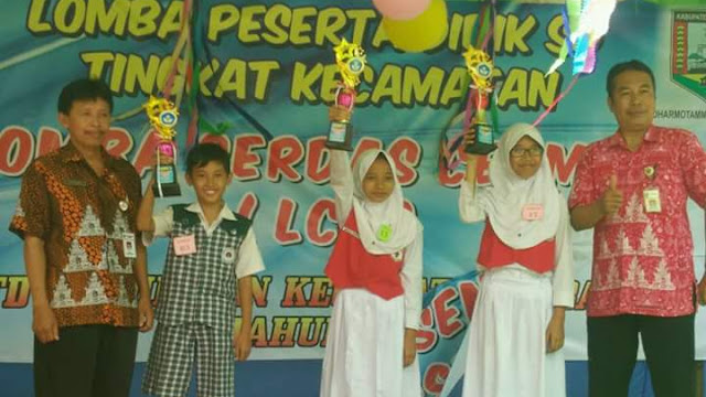 Ratusan Pelajar SD se Kecamatan Ambarawa Ikuti Lomba Cipta Seni Pelajar