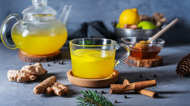 Ginger and cinnamon tea