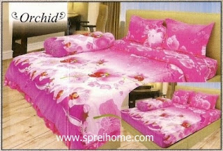 sprei on line bedcover lady rose murah motif orchid