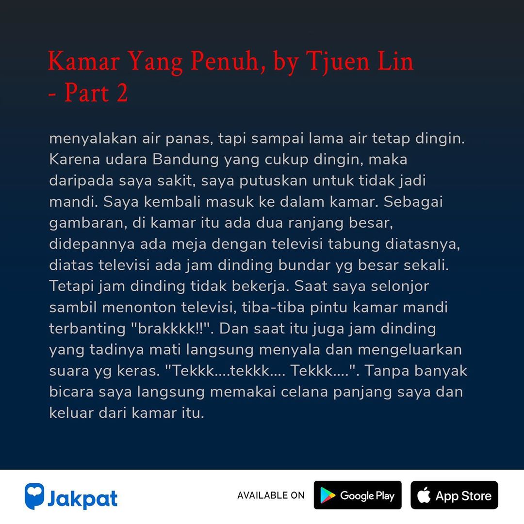 Kisah Misteri Kamar Yang Penuh, by Tjuen Lin Part 2