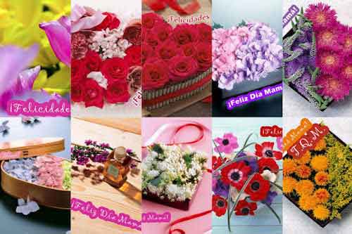 Arreglos florales para el Día de las Madres I (mensajes)