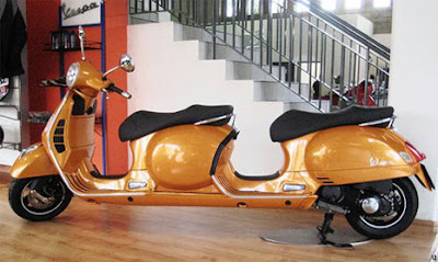 Modif Vespa Stretch Scooter concept rebuild