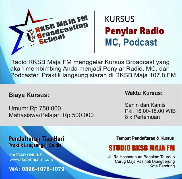 Kursus Penyiar Radio MC Podcast RBS