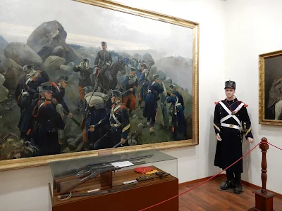 バレンシアの軍事史博物館(Museu Històric Militar)軍服の人形と絵画展示