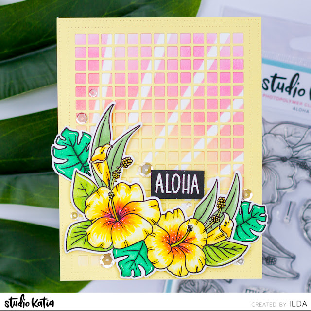 Aloha Friendship Card for Studio Katia by ilovedoingallthingscrafty.com