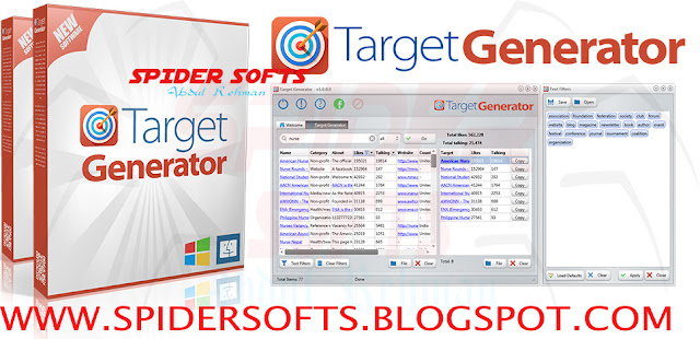 Get Target Generator | Lifetime License | Full Version free Download - By Spider Softs 