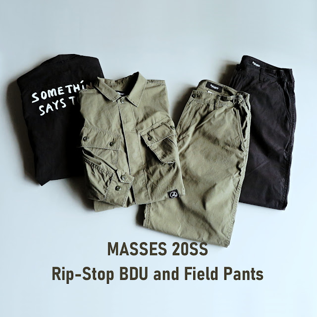 MASSES TOKYO 20SS BDU TRUMPS マシス トランプス 広島 通販 無料 