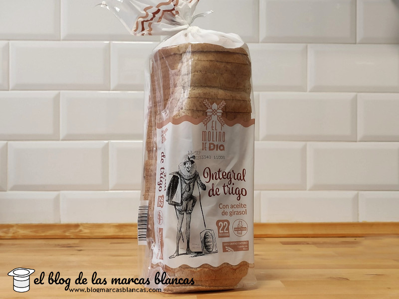 Pan de molde integral de trigo EL MOLINO DE DIA en El Blog de las Marcas Blancas.