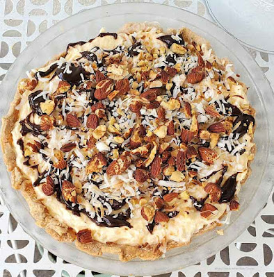 No Bake Almond Joy Pie