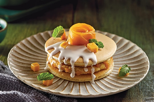 Pancake đậu xanh cốt dừa