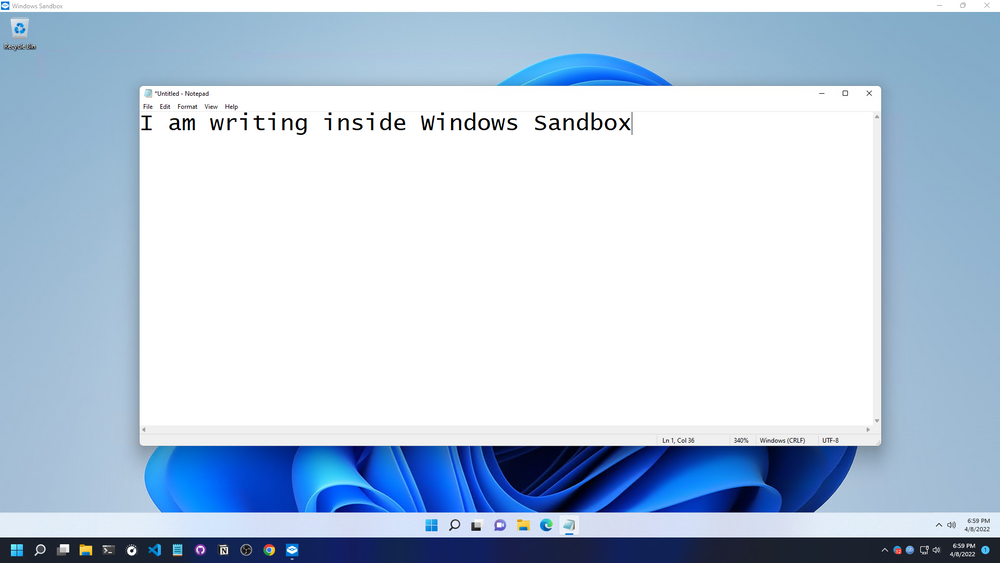 Windows Sanbox