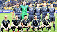 SELECCIÓN DE GALES - Temporada 2015-16 - Ashley Williams, Wayne Hennessey, Simon Church, Tom Lawrence, Emyr Huws, James Chester; Jonny Williams, Chris Gunter, Neil Taylor, Joe Allen y Ben Davies - UCRANIA 1 (Andriy Yarmolenko) GALES 0 - 28/03/2016 - Partido amistoso - Kiev, Ucrania, FFU Training