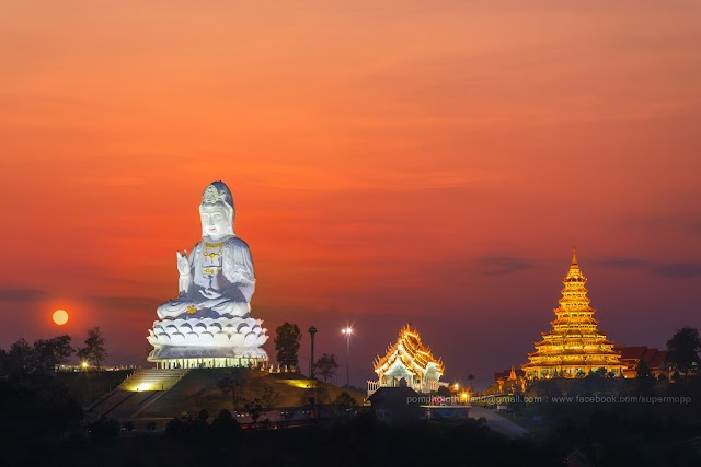 Wat Huay Pla Kang, The largest Guan Yin in Thailand! 