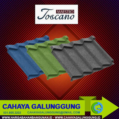 Harga Genteng Metal Maestro Toscano Terbaru