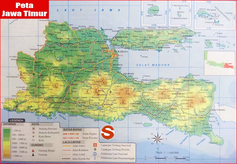 Top Peta Jawa Timur Lengkap