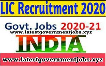 LIC Recruitment 2020-2021 Apply Online For 5000 post