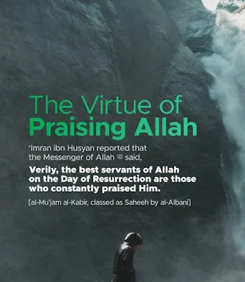 Pray to praising to Allah