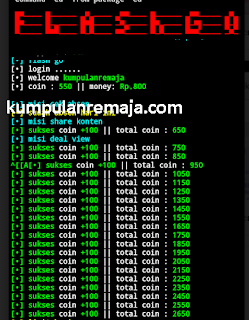 merupakan hal yang kecil yang sanggup menghasilkan pulsa secara gampang  Tutorial Nuyul Aplikasi Flash Go dengan termux