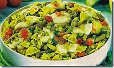 Farfalle con verdure e scamorza