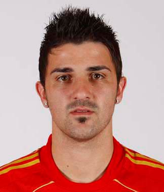David Villa, the striker