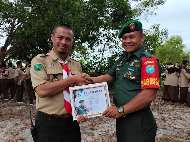 Berikan Materi Bela Negara, Ini Yang Disampaikan Babinsa Koramil 1202-03/Sungai Raya