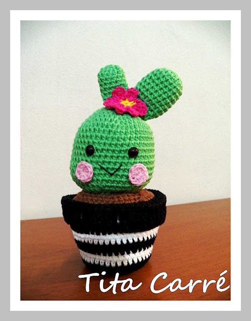 Cactus em Crochet