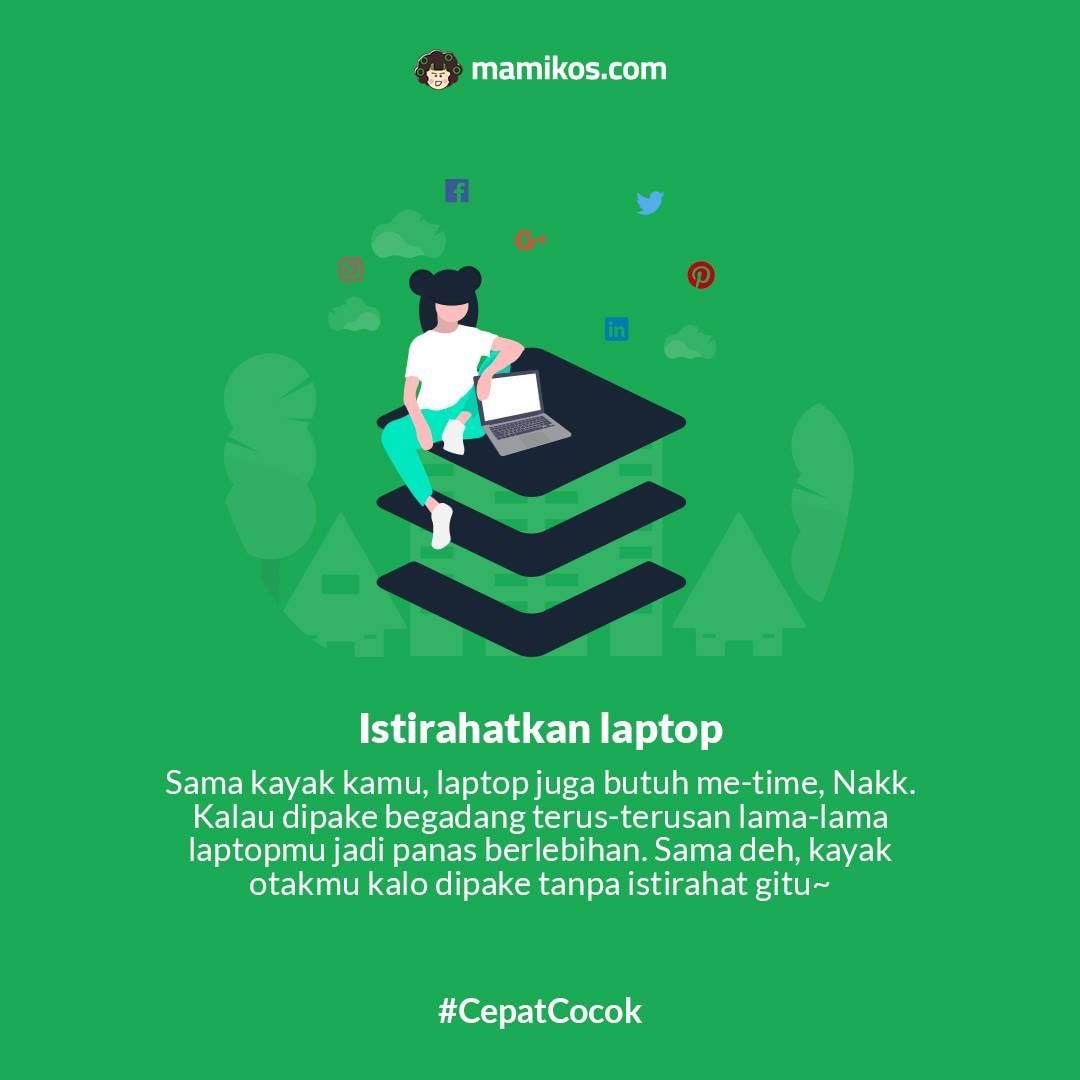 Istirahatkan laptop