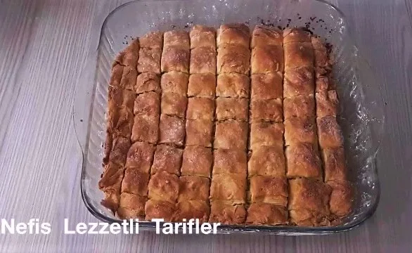 su baklavası çıtır çıtır