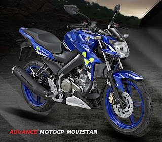 Yamaha Vixion Advance Livery MotoGP Movistar