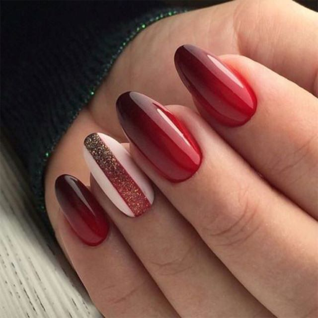 Nail Art Designs -  Beautiful Nail Ideas for Red Manicure #51