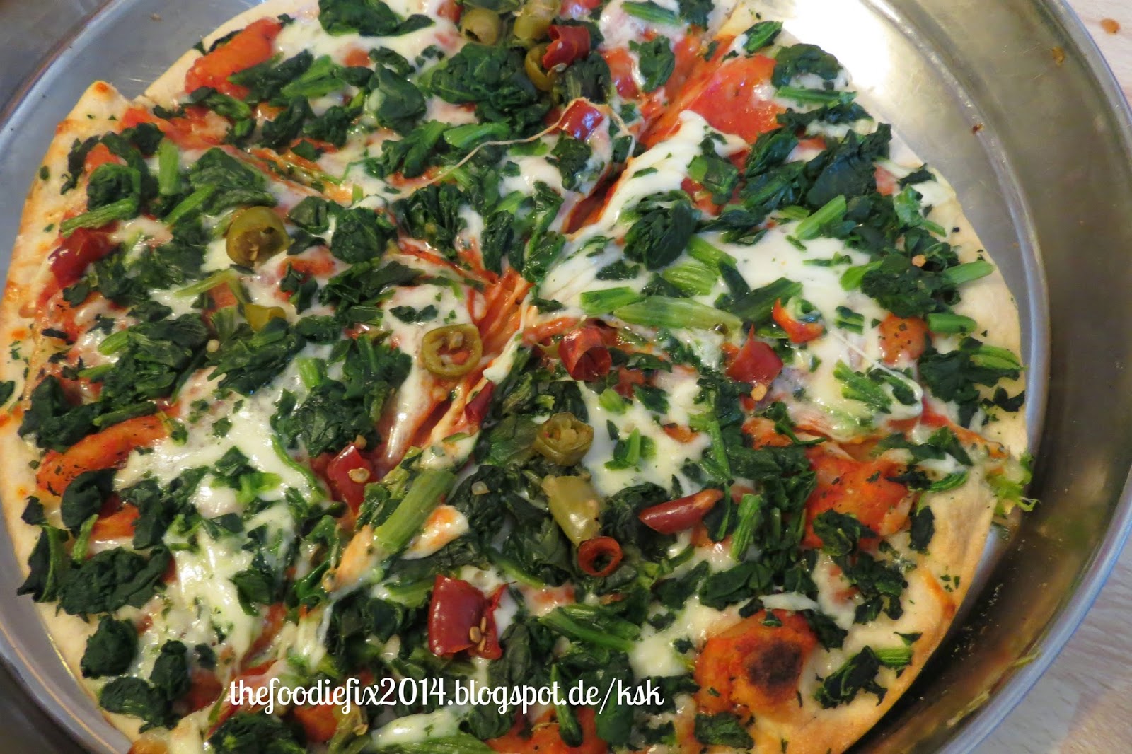 Spinach Pizza