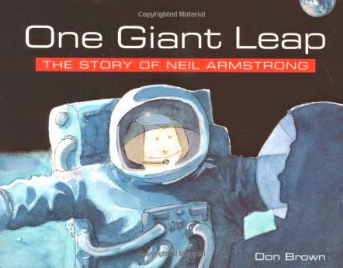 One Giant Leap, part of children's book review list about outer space