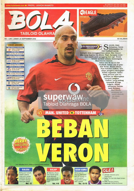 TABLOID BOLA: BEBAN VERON