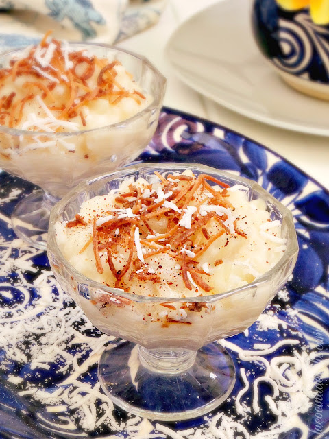 Piña Colada Arroz con Leche - lacocinadeleslie.com 