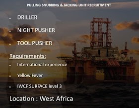 WWS Energies is looking for Position Jacking Unit / PULLING & SNUBBING UNIT