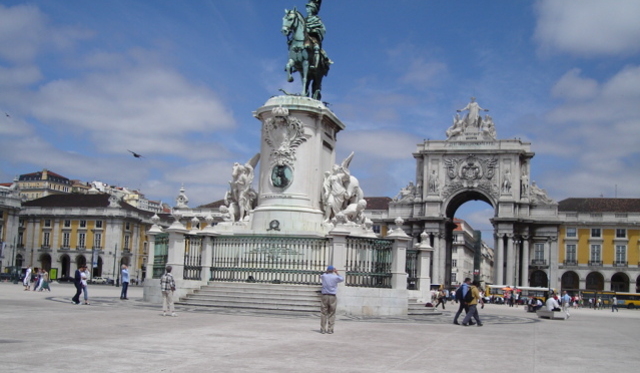 Lisbonne | Place du commerce & Arc de Triomphe