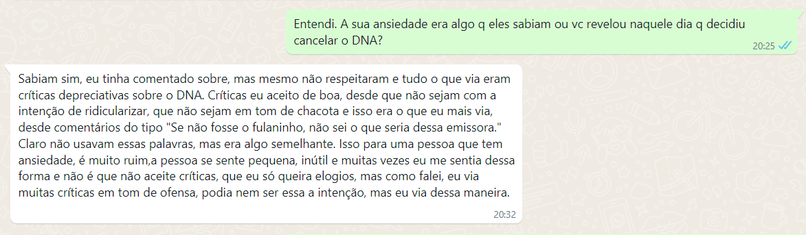 Miguel Rodrigues desabafa após fim do DNA